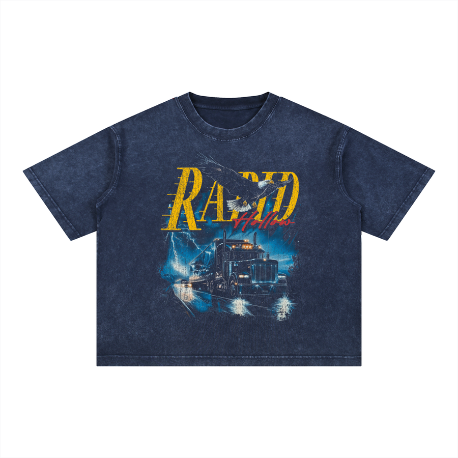 Trucker Tee — Black - Image 2